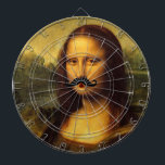 Jeu De Fléchettes Mona Lisa Avec Moustache<br><div class="desc">La Gioconda looks now much better with a cool moustache - this trendy style fits her parfaite</div>