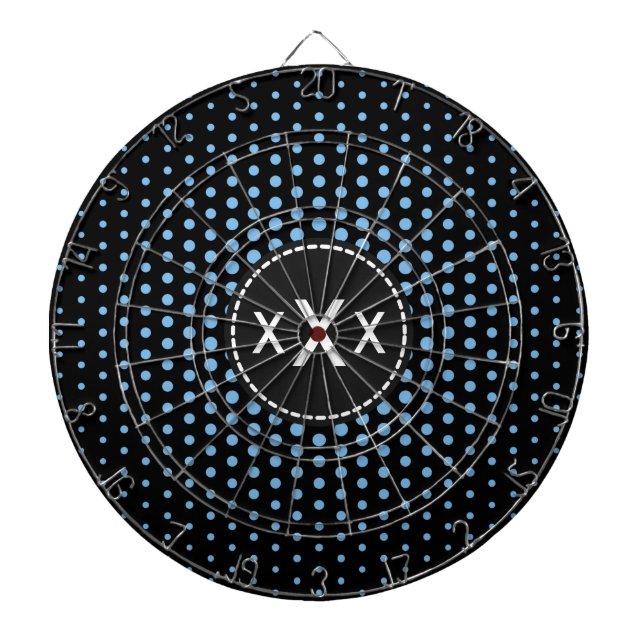 Jeu De Fléchettes Monogram Aero Techno Dots Modernes (Devant)