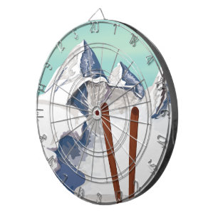 Jeu De Fléchettes Montagnes de ski