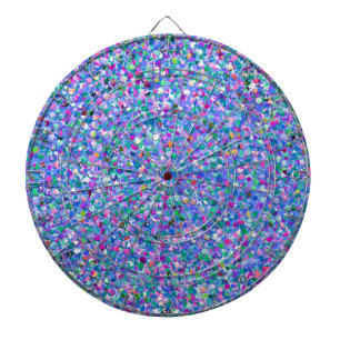Jeu De Fléchettes Mosaïque multicolore Parties scintillant moderne G