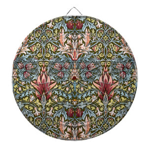 Jeu De Fléchettes Motif floral à tête de serpent de William Morris