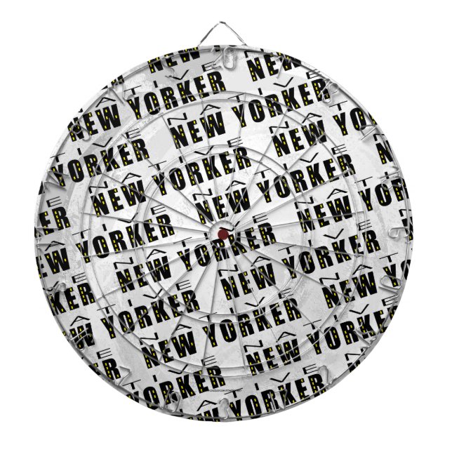 Jeu De Fléchettes Motif new-yorkais authentique (Devant)