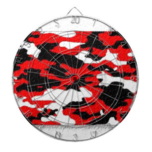 Jeu De Fléchettes Motifs de rouge de camouflage