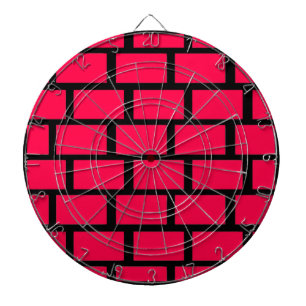 JEU DE FLÉCHETTES MUR EN BRIQUE ROUGE