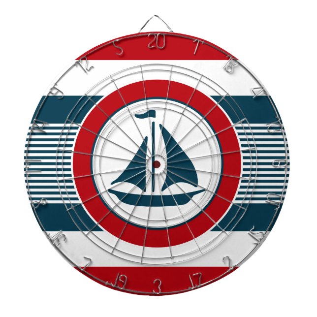 Jeu De Fléchettes Nautical design (Devant)