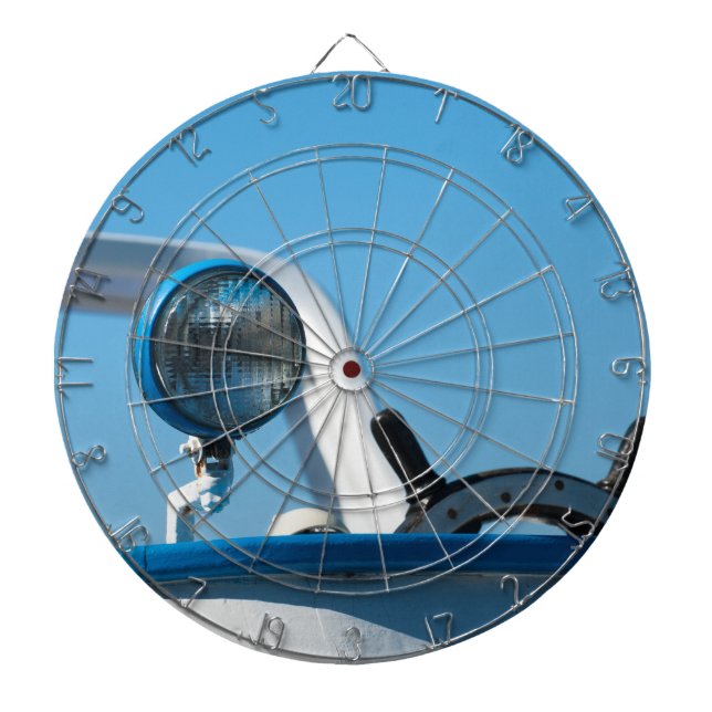 Jeu De Fléchettes Nautical ship wheel sailboat (Devant)