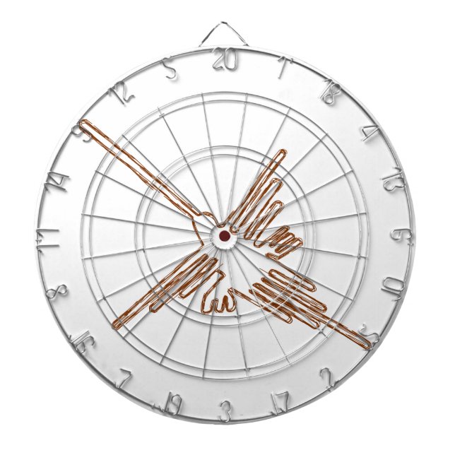 Jeu De Fléchettes Nazca Lines Croquis de colibris (Devant)