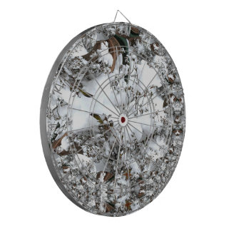 Jeu De Fléchettes Neige Abstraite