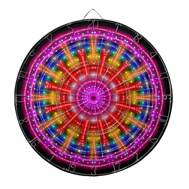 Jeu De Fléchettes Neon Medallion (Devant)
