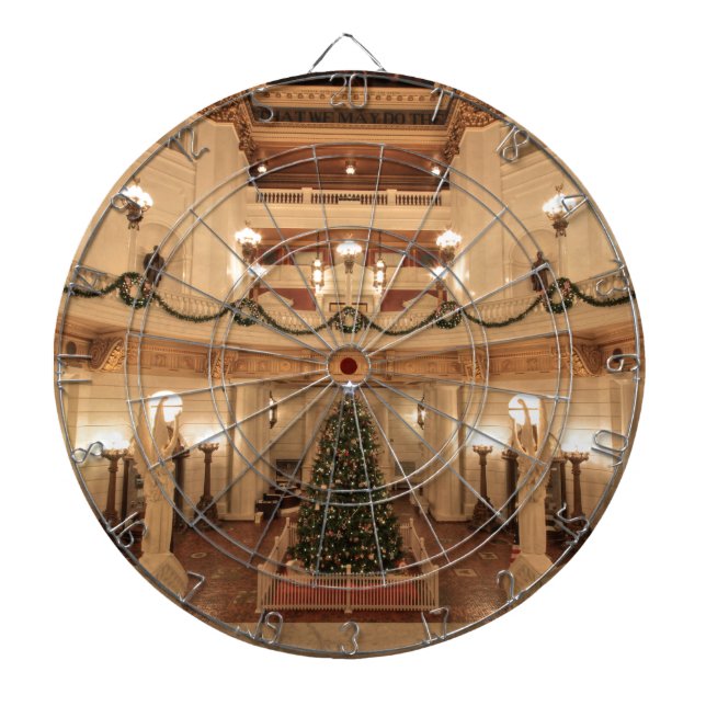 Jeu De Fléchettes Noël à Pennsylvania State Capitol (Devant)