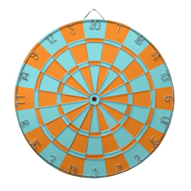 Jeu De Fléchettes Orange Et Aqua (Devant)
