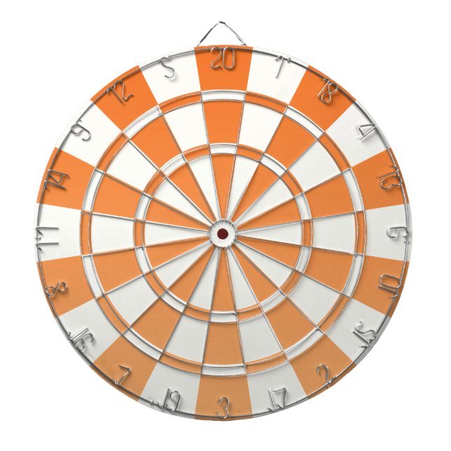 Jeu De Fléchettes Orange et blanc d'Ombre (Devant)