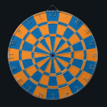 Jeu De Fléchettes Orange et bleu<br><div class="desc">Cible de flechettes orange et bleue</div>