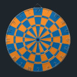 Jeu De Fléchettes Orange et bleu<br><div class="desc">Cible de flechettes orange et bleue</div>