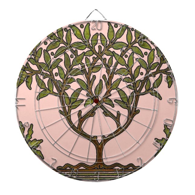 Jeu De Fléchettes Papier peint frise d'arbre de William Morris (Devant)