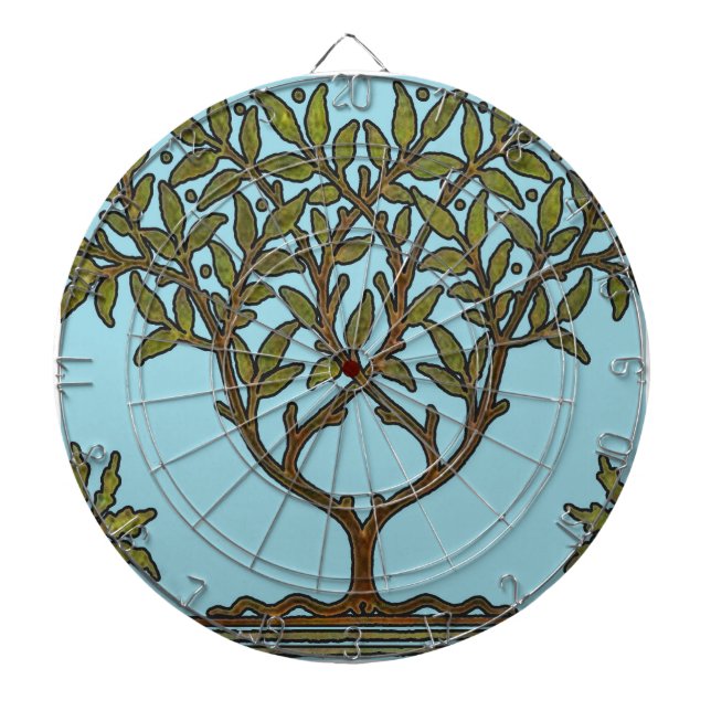 Jeu De Fléchettes Papier peint frise d'arbre de William Morris (Devant)