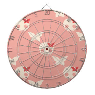Jeu De Fléchettes Papillon crâne cartonné rose Filles