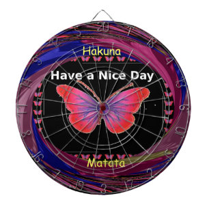 Jeu De Fléchettes "Papillon Hakuna Matata" Inspirant - Belle Journée