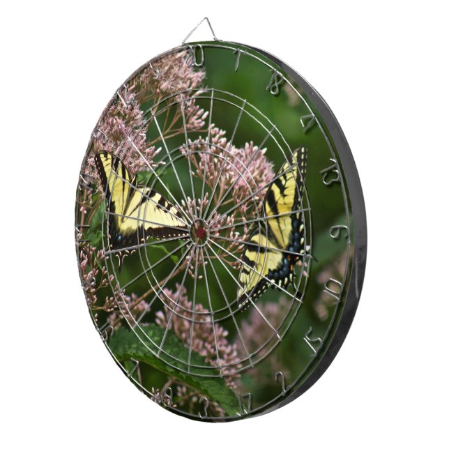 Jeu De Fléchettes Papillons à queue de tigre sur Joe Pye Weed (Devant droit)
