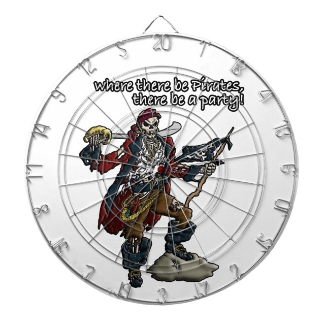 Jeu De Fléchettes Parti pirate (Devant)