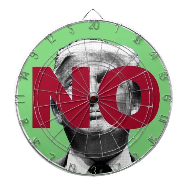 Jeu De Fléchettes Pas de Trump (vert et rouge) (Devant)