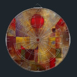 Jeu De Fléchettes Paul Klee Red Balloon Abstrait Coloré Art<br><div class="desc">Découvrez la peinture moderne abstraite vintage,  Le Ballon Rouge,  peinte par l'artiste Paul Klee en 1922,  montrant des formes géométriques colorées qui flottent sur la toile,  avec un ballon rouge et des formes de ville cubistes en arrière-plan.</div>