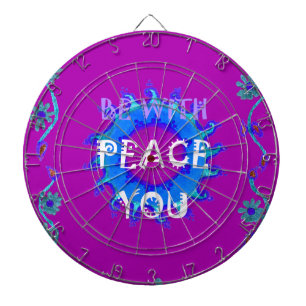 Jeu De Fléchettes Peace Be With You Inspiration Print