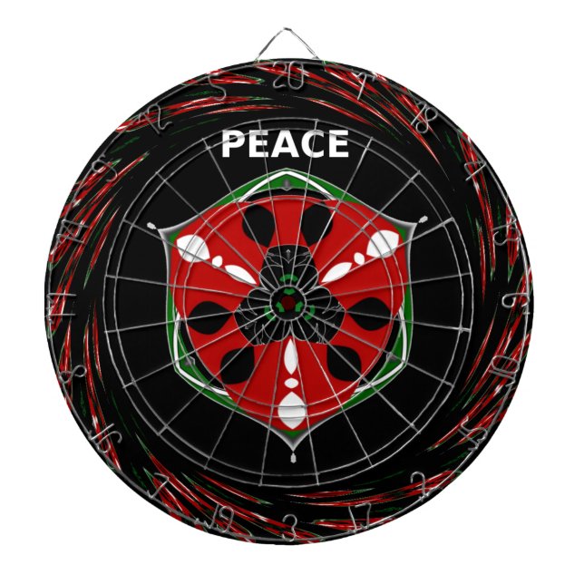 Jeu De Fléchettes "Peace : with Shield Emblem" (Devant)