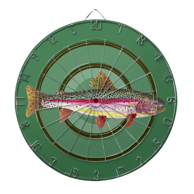 Jeu De Fléchettes Pêche à la truite arc-en-ciel (Devant)