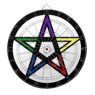 Jeu De Fléchettes Pentacle élémentaire