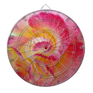 Jeu De Fléchettes pétales rose jaune