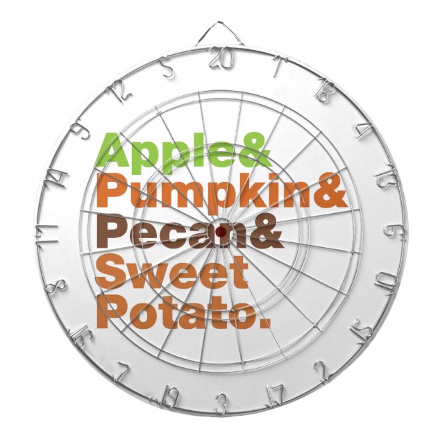 Jeu De Fléchettes Pies de vacances ~ Fête Noël Thanksgiving Noël (Devant)