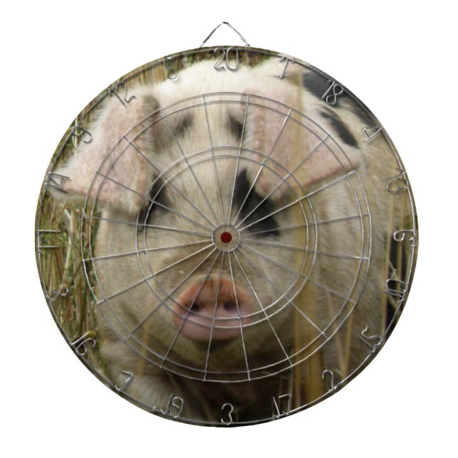 Jeu De Fléchettes Planche à fléchettes avec un joli cochon (Devant)
