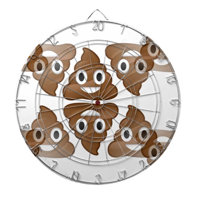 Jeu De Fléchettes poop emojis (Devant)