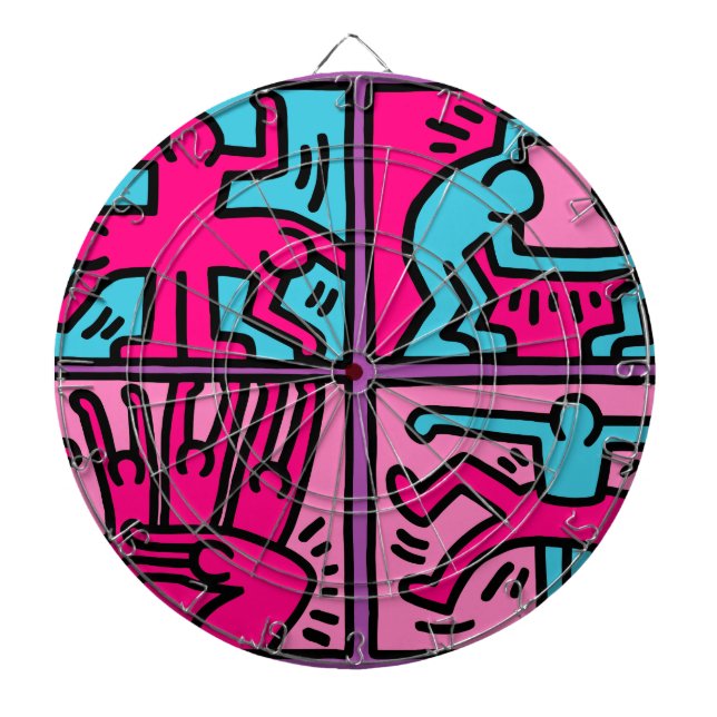 Jeu De Fléchettes pop art (Devant)