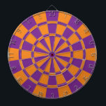 Jeu De Fléchettes Pourpre et orange<br><div class="desc">Cible de flechettes pourpre et orange</div>