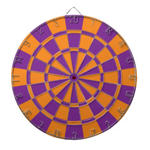 Jeu De Fléchettes Pourpre et orange