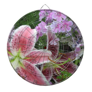 Jeu De Fléchettes Pretty Flowers Dartboard