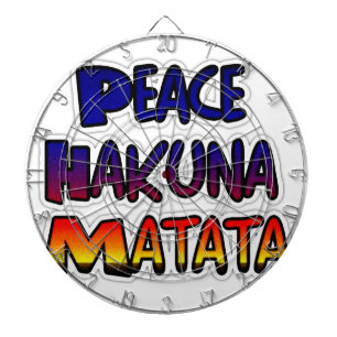 Jeu De Fléchettes Produits de cadeaux de Hakuna Matata de paix