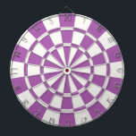 Jeu De Fléchettes Purple Et Blanc<br><div class="desc">Cible de flechettes molle violet et blanche</div>