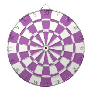 Jeu De Fléchettes Purple Et Blanc
