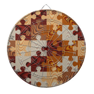 Jeu De Fléchettes Puzzle de bois Faux