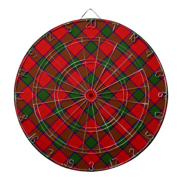 Jeu De Fléchettes Robertson tartson rouge vert plaid (Devant)