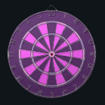 Jeu De Fléchettes Rose et Girly pourpre<br><div class="desc">Cette jolie cible est faite aux nuances du pourpre et du rose. C'est un panneau mignon de jeu pour la fille girly dans votre vie. Voir plus des variations de notre magasin !</div>