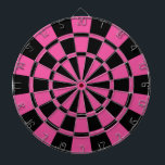 Jeu De Fléchettes Rose Foncé Et Noir<br><div class="desc">Cible de flechettes Rose Foncé Et Noir</div>