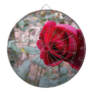 Jeu De Fléchettes Rose rouge d'automne