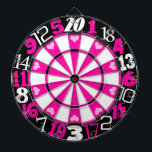 Jeu De Fléchettes Roses indien et noir<br><div class="desc">Cette cible d'amusement comporte un mélange fou de la typographie pour un vraiment AMUSEMENT et conception UNIQUE - perfectionnez pour votre maison,  barre ou dortoir !</div>