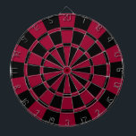 Jeu De Fléchettes Rouge foncé et noir<br><div class="desc">Cible de flechettes marron et noire</div>