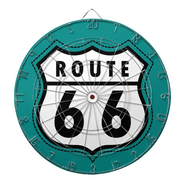 Jeu De Fléchettes Route 66 sign (Devant)