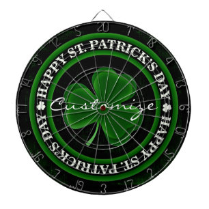 Jeu De Fléchettes Saint Patrick, Shamrock vert